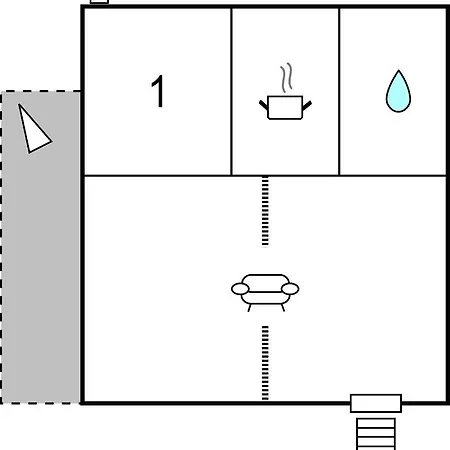 アパート One-bedroom In
